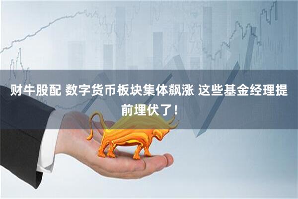 财牛股配 数字货币板块集体飙涨 这些基金经理提前埋伏了！