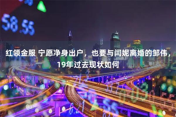 红领金服 宁愿净身出户,也要与闫妮离婚的邹伟,19年过去现状如何